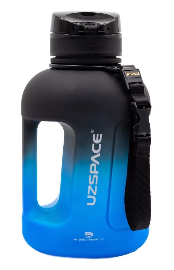 UZSPACE Butelka tritan 1700 ml gradient czarno-niebieska 3065 1 UZSPACE Butelka tritan 1700 ml gradient czarno-niebieska 3065