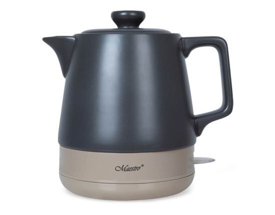 Czajnik elektryczny ceramiczny 1 litr Czarny Maestro MR-071