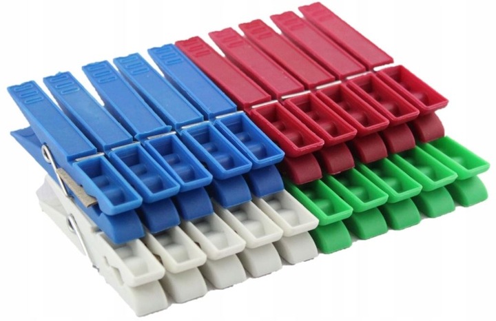 Klamerki Spinacze do bielizny MIX KOLOR Op. 20 szt. 1 Klamerki Spinacze do bielizny MIX KOLOR Op. 20 szt.