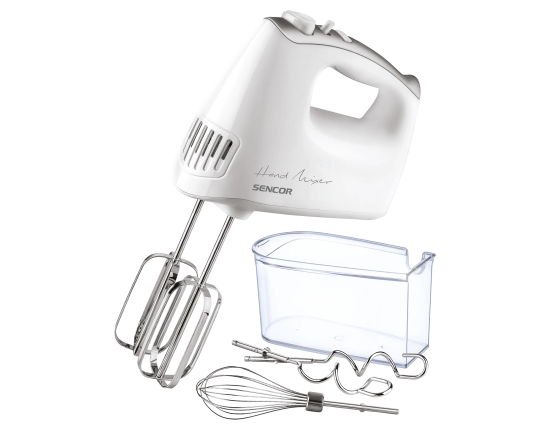 Mikser ręczny z zestawem 3 różnych nasadek Sencor SHM5206WH