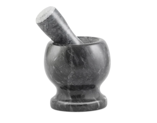 Moździerz granitowy Berretti Ciemno Szary