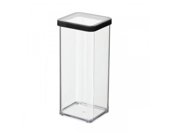 Pojemnik Kuchenny Loft Czarny 1,5l Rotho