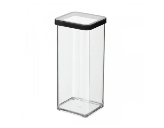 Pojemnik Kuchenny Loft Czarny 1,5l Rotho